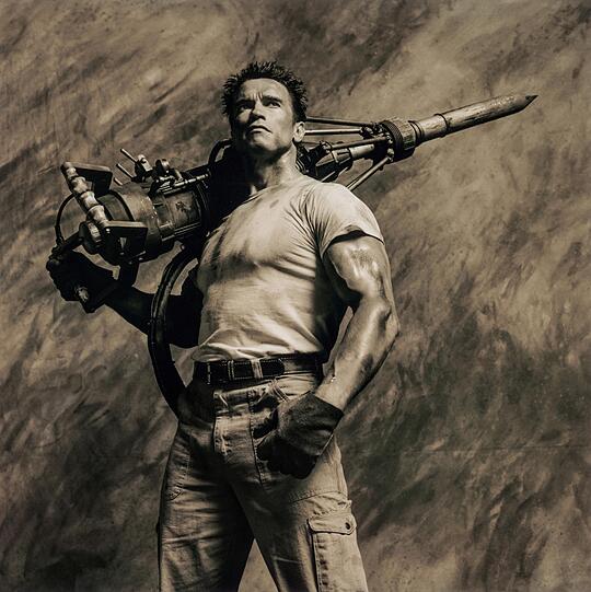 Hollywood-Superstar: Schwarzenegger.
