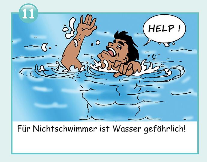 Regel 11 wendet sich vor allem an Nichtschwimmer, die sich überschätzen - was laut Stadtwerken oft geschieht.