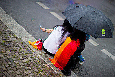 Bilder von der Fanmeile in Berlin