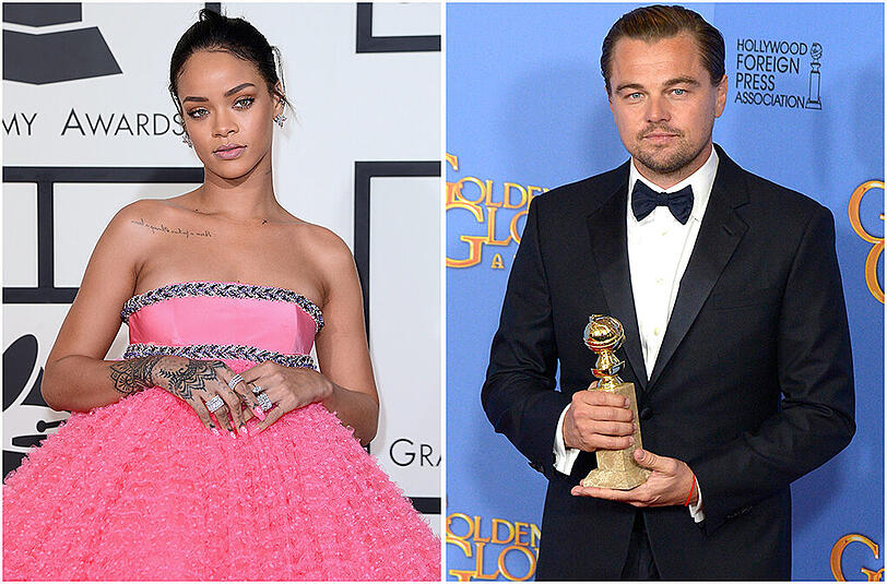 Rihanna und Leonardo DiCaprio wurden beim Küssen in einem Pariser Club erwischt.