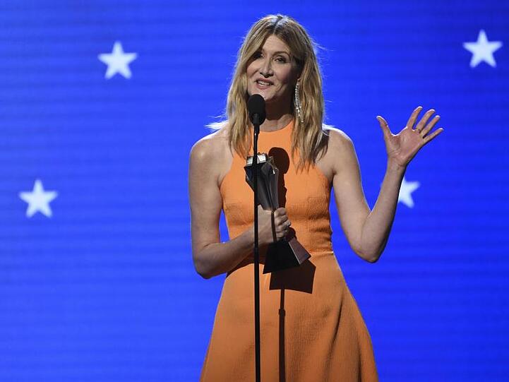 Laura Dern bekam den Preis als beste Nebendarstellerin für ihre Rolle in dem Film "Marriage Story".