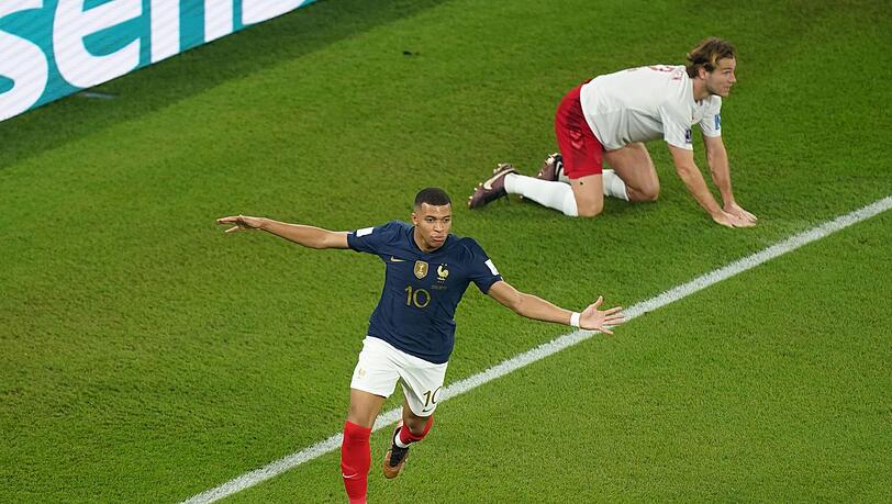 Kylian Mbappé schoss Frankreich mit einem Doppelpack zum Sieg.