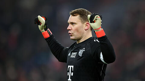 Doppelter Jubel - Manuel Neuer machte sein 500. Pflichtspiel beim FC Bayern und hielt Weltklasse
