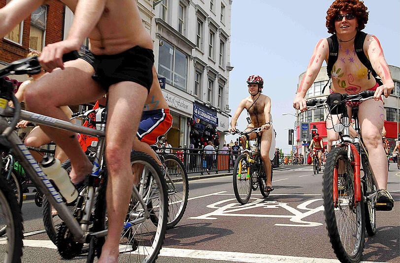 World Naked Bike Ride: Die besten Bilder der vergangenen Jahre.