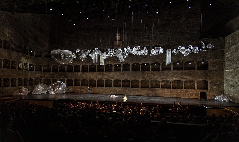 Mozarts "Idomeneo" in der Felsenreitschule.