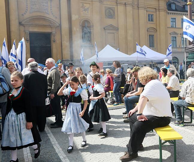 Impressionen vom Münchner Israel-Tag.