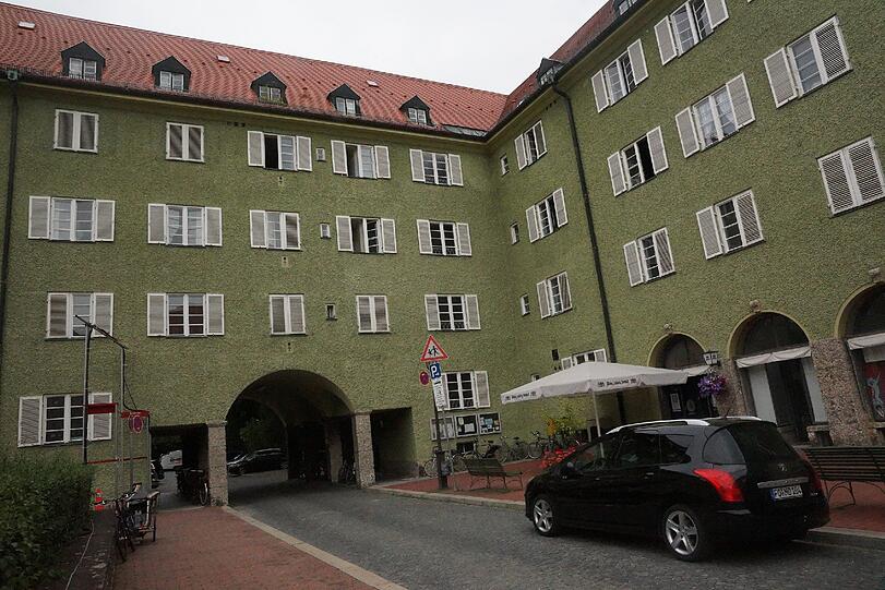 Die Borstei in Moosach: Hier wurde das Neugeborene gefunden