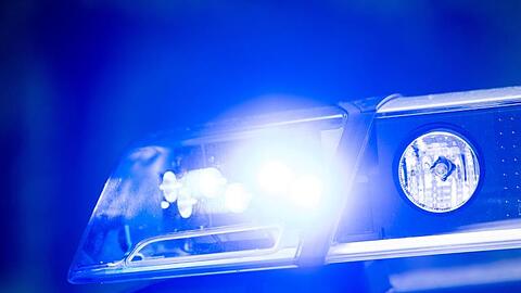 Ein Blaulicht leuchtet an einer Polizeistreife. Foto: Lino Mirgeler/dpa/Symbolbild