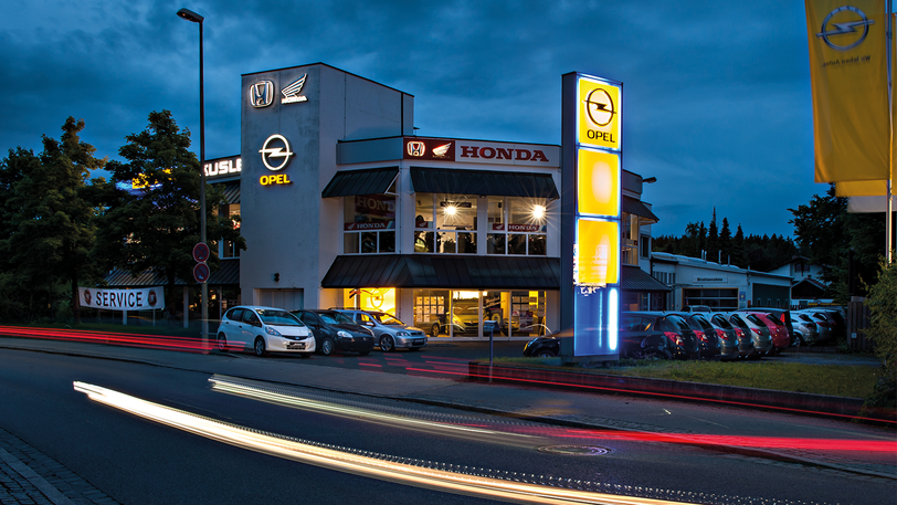 Opel-Neufahrzeuge und Werkstatt-Service für Opel, Honda und Fiat – all das erwartet die Kunden am Häusler-Standort Stockdorf.