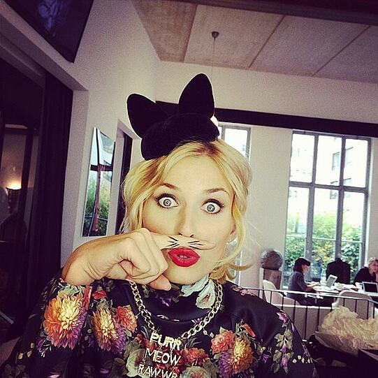 Miau! Lena Gercke als sexy Kätzchen