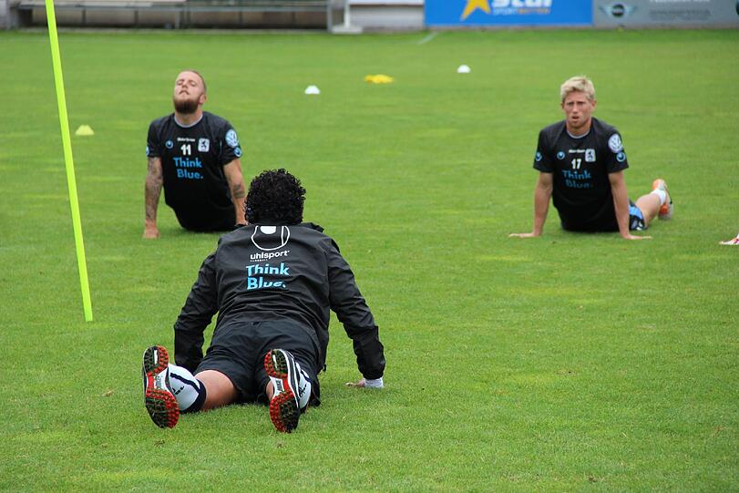 Die Bilder vom letzten Löwen-Training in Bad Häring.
