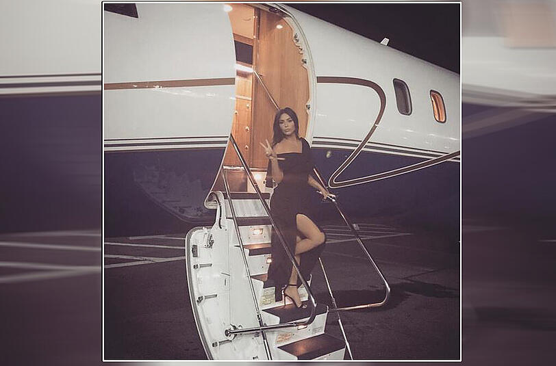 Natürlich setzt auch Kim Kardashian auf den Cannes-Look.