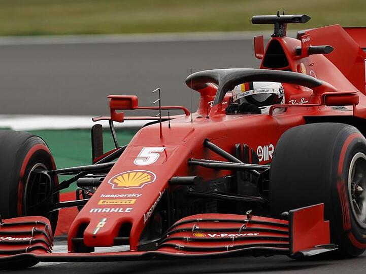 Hat wenig Grund zur Hoffnung auf einen Sieg in Spanien: Sebastian Vettel mit seinem Ferrari.