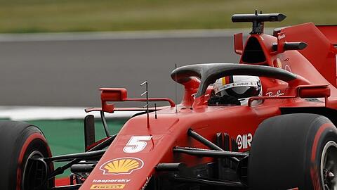 Hat wenig Grund zur Hoffnung auf einen Sieg in Spanien: Sebastian Vettel mit seinem Ferrari.
