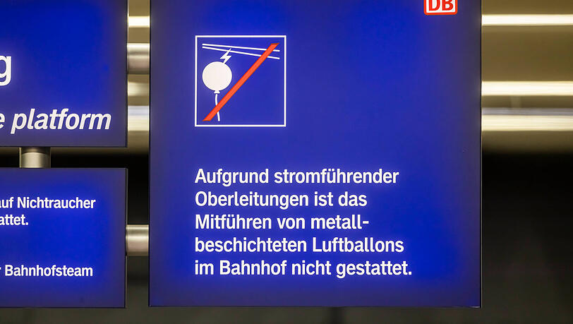 Der Besitzer des Ballons konnte nicht ausgemacht, Ermittlungen wegen Störung öffentlicher Betriebe wurden eingeleitet. (Symbolbild)