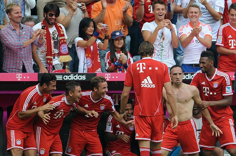 Franck Ribery stellte mit seinem Treffer zum 1:0 die Weichen auf Sieg.