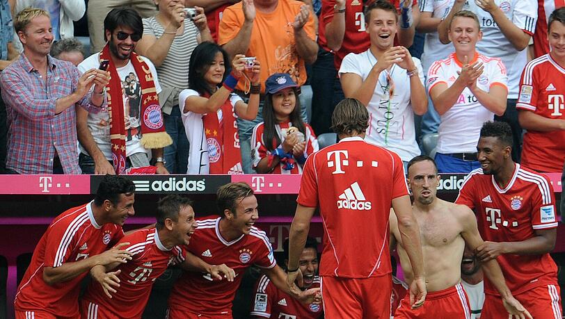 Franck Ribery stellte mit seinem Treffer zum 1:0 die Weichen auf Sieg. Franck Ribery stellte mit seinem Treffer zum 1:0 die Weichen auf Sieg.