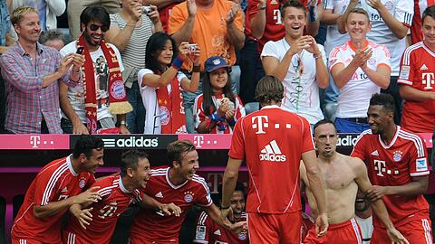 Franck Ribery stellte mit seinem Treffer zum 1:0 die Weichen auf Sieg.