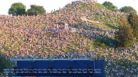 55.000 Besucher strömten bei der Eröffnung der European Championships in den Olympiapark. Klicken Sie sich durch die Bilder.
