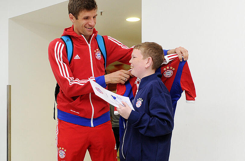 William Stuhreyer zu Gast beim FC Bayern in der Allianz Arena.