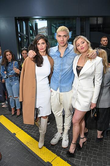 Shermine Shahrivar, Elias Becker und Luna Schweiger