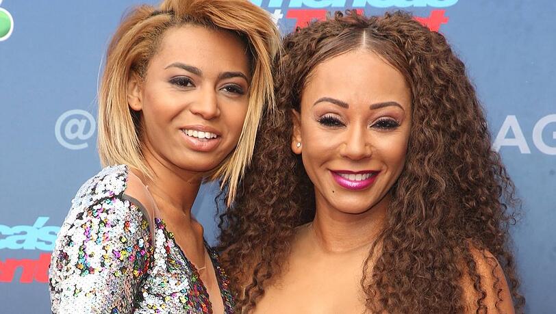 Spice-Girls-Star Mel B (r.) und Tochter Phoenix.