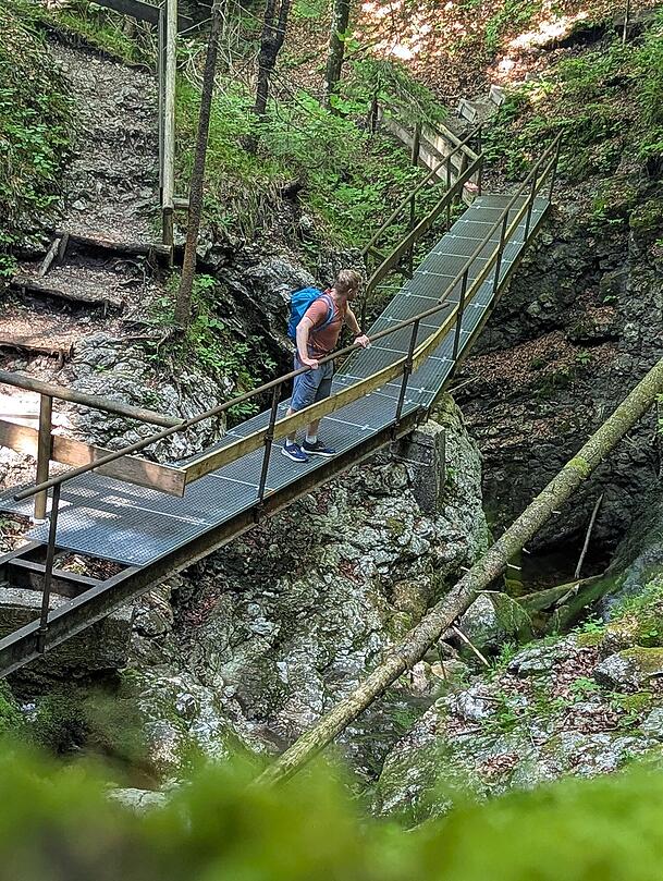Idyllisch: die Klausenbachklamm.