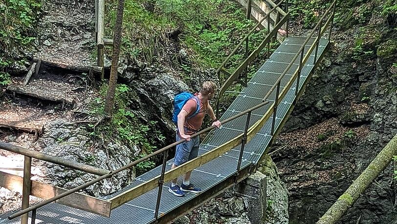 Idyllisch: die Klausenbachklamm. Idyllisch: die Klausenbachklamm.