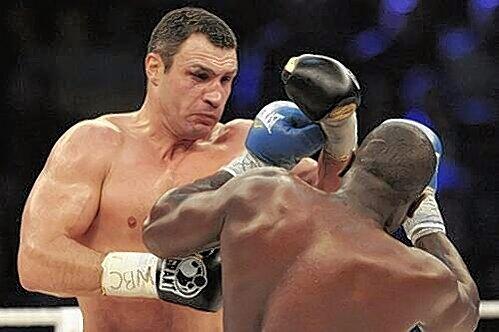 Treffer gab es kaum in diesem eher müden Kampf zwischen Vitali Klitschko und Kevin Johnson.