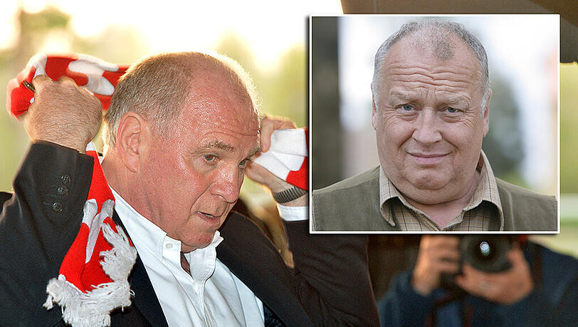 Uli Hoeneß ist interessant für die Filmemacher. Statt einer Satire versucht es das ZDF mit einem Doku-Drama. In der Hauptrolle: Thomas Thieme (r). Uli Hoeneß ist interessant für die Filmemacher. Statt einer Satire versucht es das ZDF mit einem Doku-Drama. In der Hauptrolle: Thomas Thieme (r).