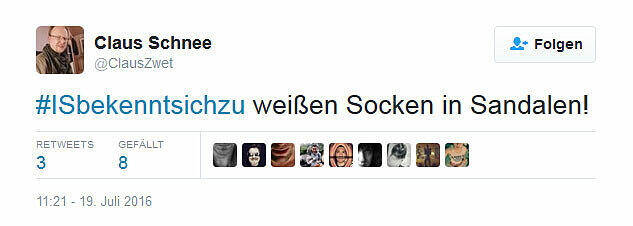Unter dem Hashtag #ISbekenntsich schieben die Twitter-User dem IS die Verantwortung für Unannehmlichkeiten des Alltags zu.