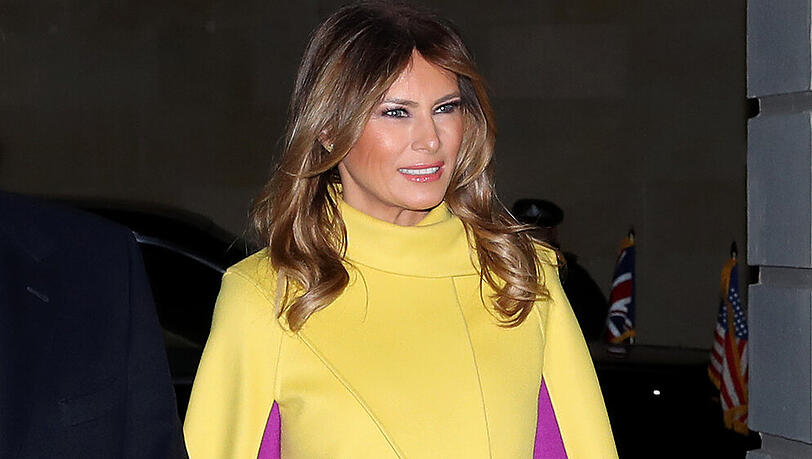 Melania Trump mit Ehemann Donald auf dem Weg zu Prinz Charles und Ehefrau Camilla Melania Trump mit Ehemann Donald auf dem Weg zu Prinz Charles und Ehefrau Camilla