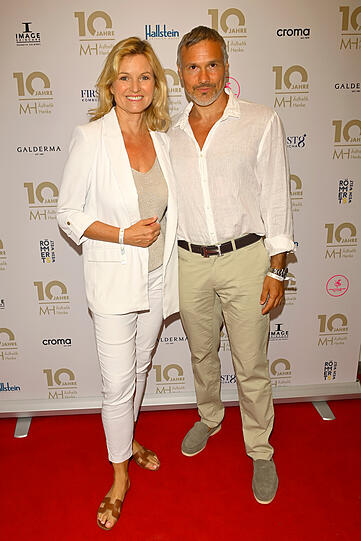 Carola Ferstl und Freund Attila Rosenacker