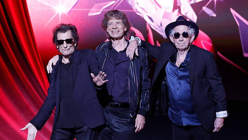 Die Rolling Stones rollen und rocken weiter: Ron Wood, Mick Jagger und Keith Richards (v.l.).