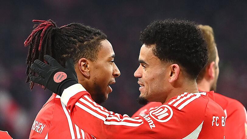Michael Olise und Luis D&iacute;az sind die neue Fl&uuml;gelzange des FC Bayern.