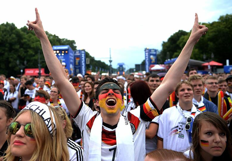 Die Bilder vom Public Viewing.