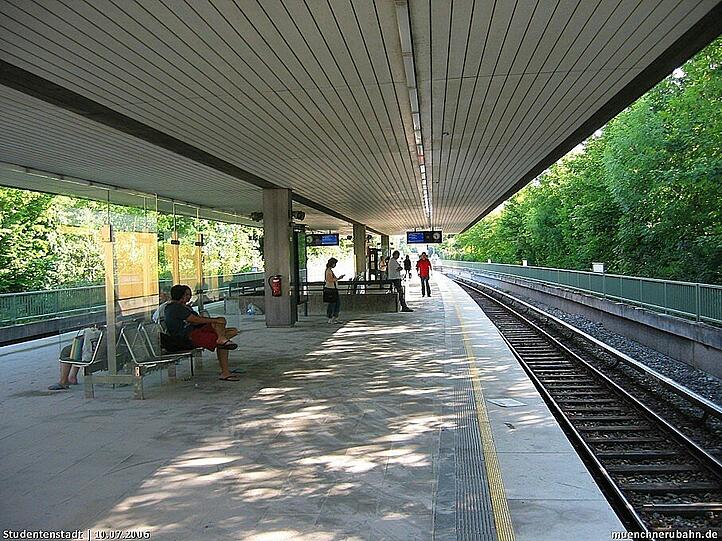 Die Bauarbeiten an der U-Bahn-Trasse zwischen Studentenstadt und Kieferngarten werden ab Mai 2014 fortgesetzt.