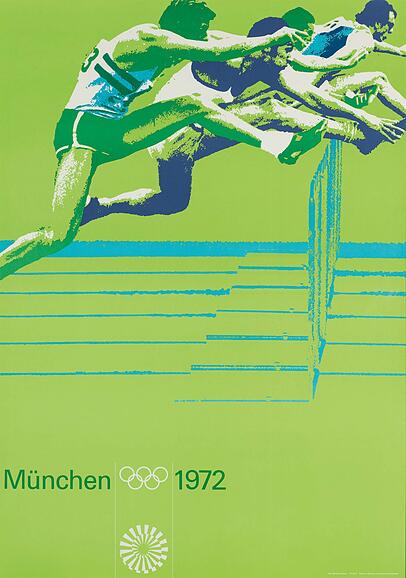 Eines der Plakate von Otl Aicher. Eines der Plakate von Otl Aicher.