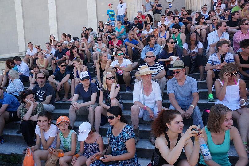 Rund 70 Sportarten konnten die Besucher beim Festival am Könisgplatz ausprobieren.