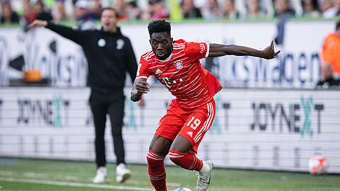 Alphonso Davies konnte  wieder etwas Energie auftanken, nachdem er zuvor etwas überspielt wirkte.