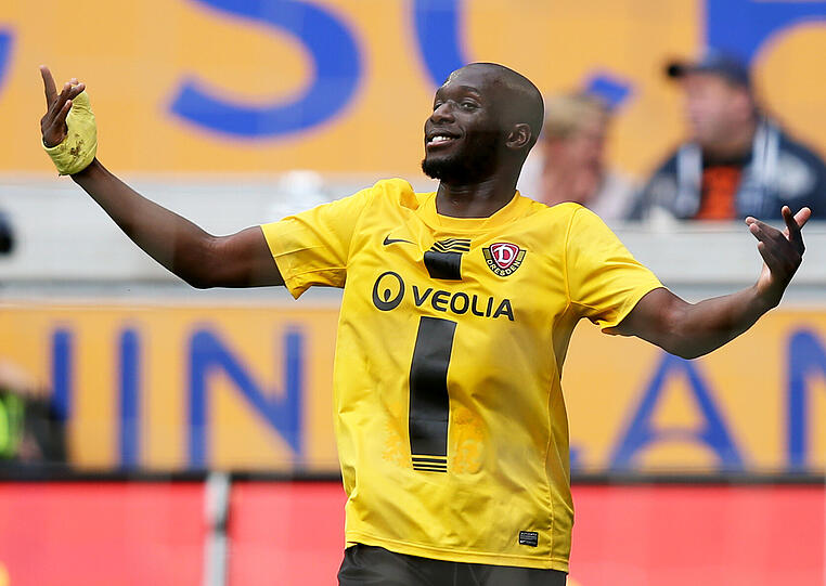 Dresden gewinnt mit 3:1 gegen beim MSV Duisburg. Torschütze Poté