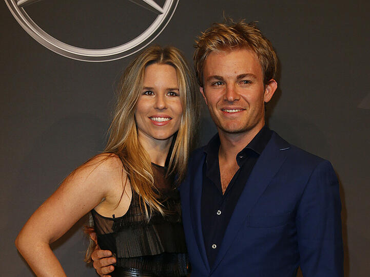 Vivian Sibold und Nico Rosberg auf der "Stars & Cars"-Gala 2014