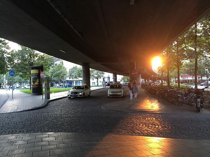 ... die Stadt war zunächst dagegen, inzwischen hat sie eingelenkt.