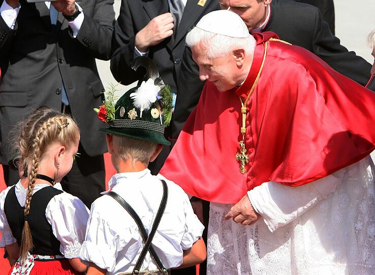 Der Papst ist in München zu Gast.