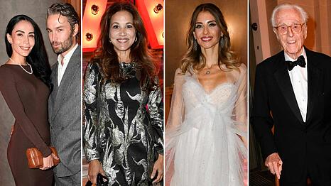 Beim Bühnendinner der Bayerischen Staatsoper durften die VIP-Gäste ausnahmsweise auf der Bühne Platz nehmen.