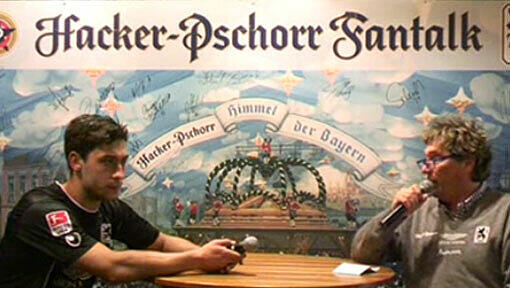 Malik Fathi im Fantalk. Malik Fathi im Fantalk.