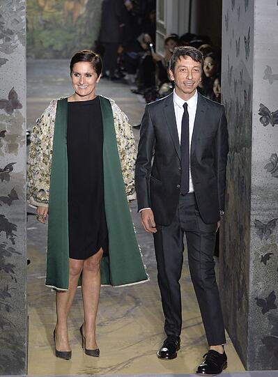 Die Valentino-Designer Maria Grazia Chiuri und Pier Paolo Picciolo