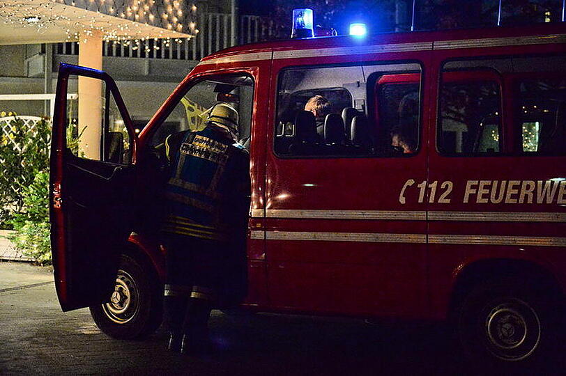 Feueralarm in der Alpenhof-Klinik - die Bilder vom Einsatz.