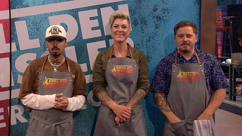 Eigentlich traten unter der Anleitung von Koch-Coach Max Stiegl nur drei Promis gegen Henssler an: Tony Bauer, Carola "Doc Caro" Holzner und Gustav Schäfer (von links). Aber Tony Bauer hatte eine Überraschung parat. Eigentlich traten unter der Anleitung von Koch-Coach Max Stiegl nur drei Promis gegen Henssler an: Tony Bauer, Carola "Doc Caro" Holzner und Gustav Schäfer (von links). Aber Tony Bauer hatte eine Überraschung parat.