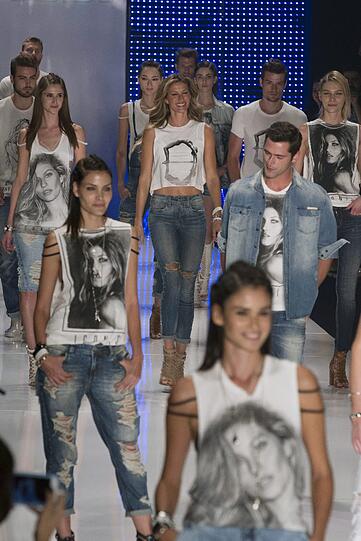 Gisele Bündchen bei der Sao Paolo Fashion Week in Brasilien. Die Bilder ihres letzten Laufstegjobs.